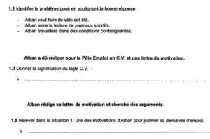 exemple épreuve CAP cuisine